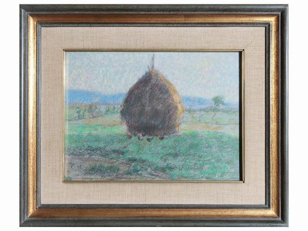 Gino Romiti : Pagliaio  - Asta Due case fiorentine - Associazione Nazionale - Case d'Asta italiane