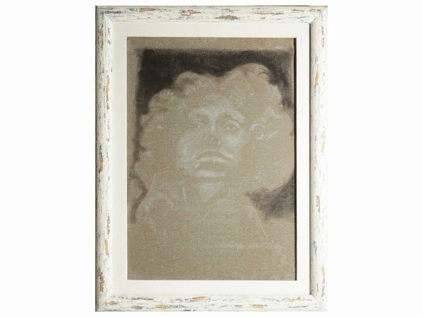 Rodolfo Martini : Volto di donna  - Asta Due case fiorentine - Associazione Nazionale - Case d'Asta italiane