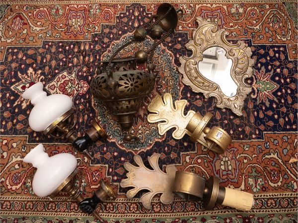 Lotto di complementi per l'illuminazione  - Asta Due case fiorentine - Associazione Nazionale - Case d'Asta italiane