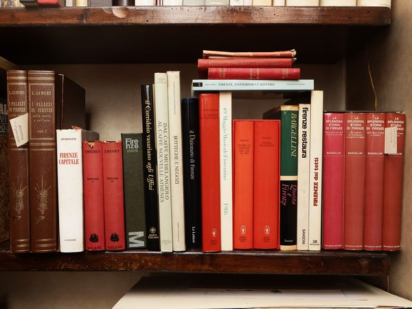 Grande miscellanea di libri moderni su Firenze  - Asta Due case fiorentine - Associazione Nazionale - Case d'Asta italiane