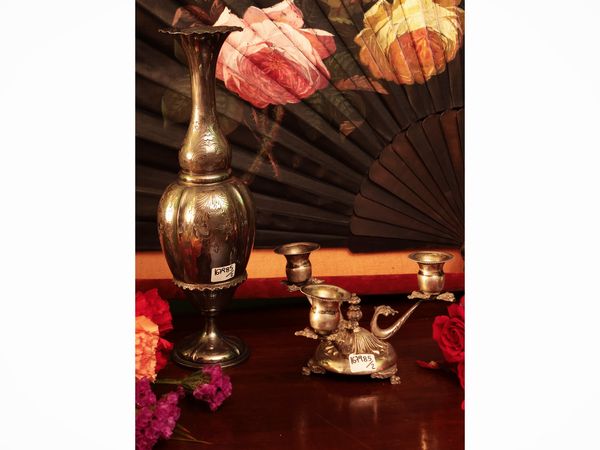 Due accessori per la casa in argento  - Asta Due case fiorentine - Associazione Nazionale - Case d'Asta italiane