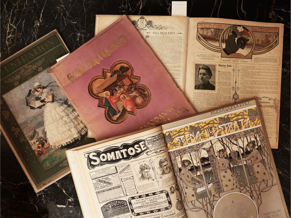 L'Illustration (1923)- La Scena illustrata (1903-1904)  - Asta Due case fiorentine - Associazione Nazionale - Case d'Asta italiane