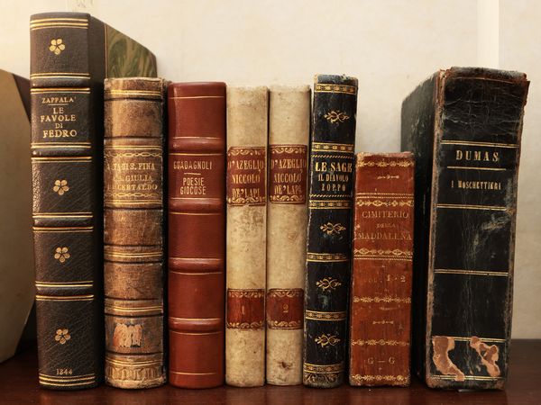 Miscellanea di libri d'epoca  - Asta Due case fiorentine - Associazione Nazionale - Case d'Asta italiane