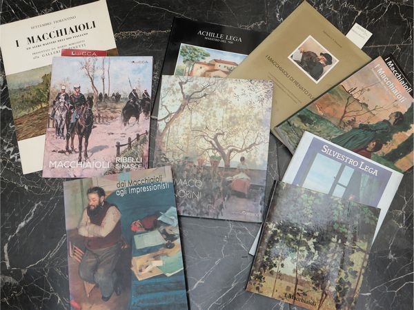 Miscellanea di libri moderni di arte: Macchiaioli  - Asta Due case fiorentine - Associazione Nazionale - Case d'Asta italiane