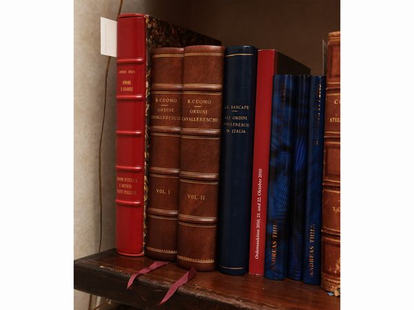 Miscellanea di libri sugli Ordini Cavallereschi  - Asta Due case fiorentine - Associazione Nazionale - Case d'Asta italiane