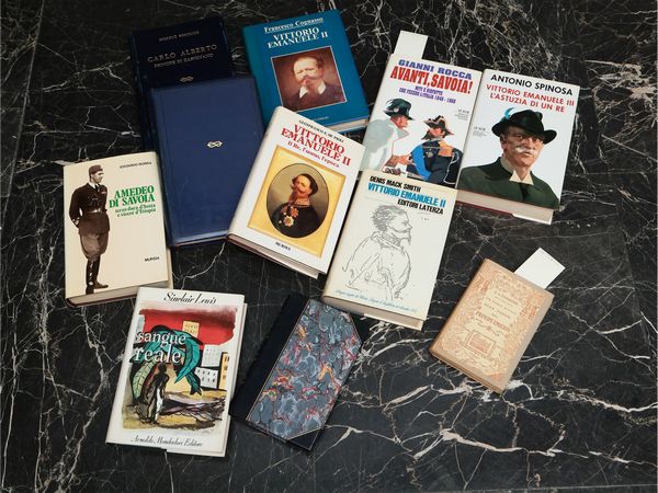 Miscellanea di libri sui Savoia  - Asta Due case fiorentine - Associazione Nazionale - Case d'Asta italiane