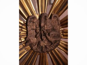 Tabernacolo in metallo e legno  - Asta Due case fiorentine - Associazione Nazionale - Case d'Asta italiane