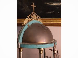 Tabernacolo in metallo e legno  - Asta Due case fiorentine - Associazione Nazionale - Case d'Asta italiane