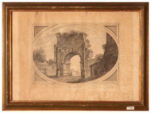 Vedute di Roma - Domenico Baldini  - Asta Due case fiorentine - Associazione Nazionale - Case d'Asta italiane