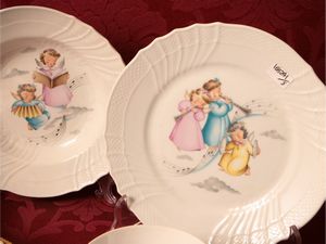 Set da pappa in porcellana, Richard Ginori  - Asta Due case fiorentine - Associazione Nazionale - Case d'Asta italiane