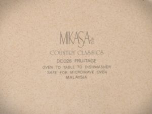 Servizio di piatti in porcellana, Mikasa Country Classic  - Asta Due case fiorentine - Associazione Nazionale - Case d'Asta italiane