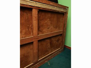 Scuola nordeuropea : Paesaggio invernale con torrente e bosco di betulle  - Asta Due case fiorentine - Associazione Nazionale - Case d'Asta italiane