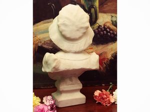 Busto di fanciulla in alabastro  - Asta Due case fiorentine - Associazione Nazionale - Case d'Asta italiane