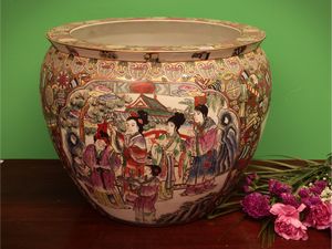 Grande bacile in porcellana  - Asta Due case fiorentine - Associazione Nazionale - Case d'Asta italiane