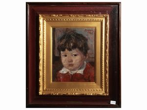 Primo Conti - Ritratto di bambino 1945