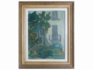 Dino Caponi - Scorcio cittadino 1949