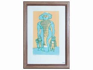 MINO MACCARI - Composizione con tre figure