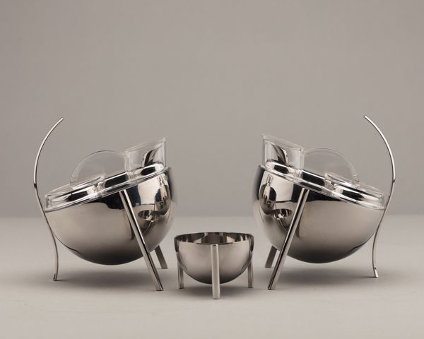 ENZO MARI : Set per condimenti Opasis  - Asta Design e Arti Decorative - Associazione Nazionale - Case d'Asta italiane