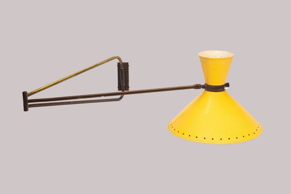 René Mathieu : Lampada a parete  - Asta Design e Arti Decorative - Associazione Nazionale - Case d'Asta italiane