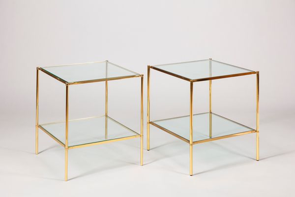 CORRADO CORRADI DELL'ACQUA : Coppia di tavolini  - Asta Design e Arti Decorative - Associazione Nazionale - Case d'Asta italiane