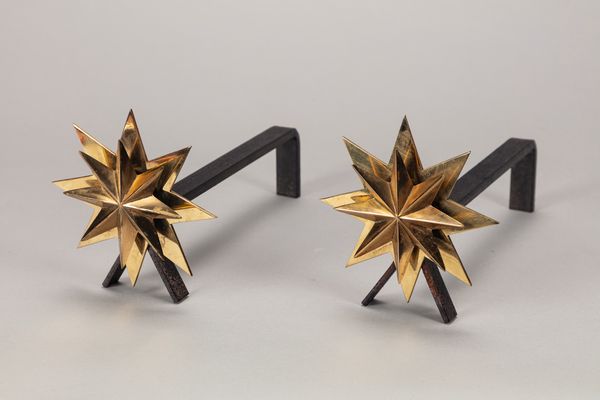 MANIFATTURA ITALIANA : Coppia di alari  - Asta Design e Arti Decorative - Associazione Nazionale - Case d'Asta italiane