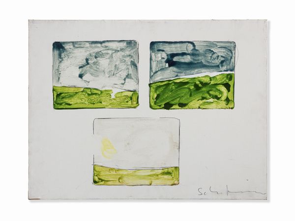 SCHIFANO MARIO (1934 - 1998) : SENZA TITOLO  - Asta Asta 504 | ARTE MODERNA E CONTEMPORANEA Online - Associazione Nazionale - Case d'Asta italiane