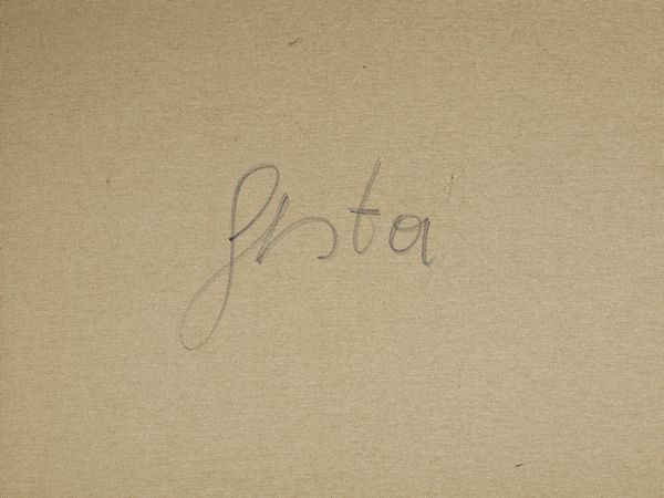 FESTA TANO (1938 - 1988) : SENZA TITOLO  - Asta Asta 504 | ARTE MODERNA E CONTEMPORANEA Online - Associazione Nazionale - Case d'Asta italiane