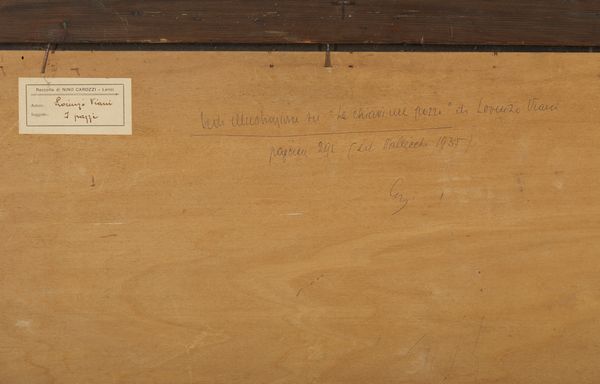 VIANI LORENZO (1882 - 1936) : ANDRIONE INVERNALE (1933-1934)  - Asta Asta 504 | ARTE MODERNA E CONTEMPORANEA Online - Associazione Nazionale - Case d'Asta italiane