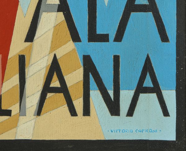 CAPRONI VITTORIO : ALA ITALIANA  - Asta Asta 504 | ARTE MODERNA E CONTEMPORANEA Online - Associazione Nazionale - Case d'Asta italiane