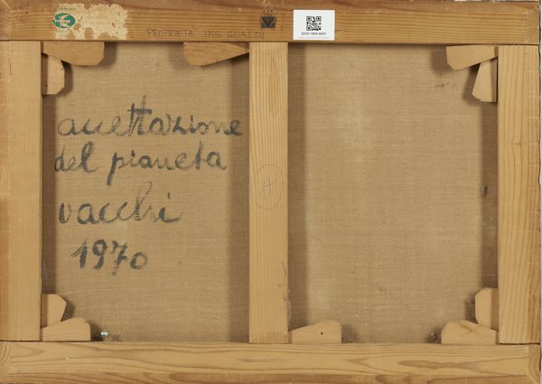 VACCHI SERGIO (n. 1925) : ACCETTAZIONE DEL PIANETA  - Asta Asta 504 | ARTE MODERNA E CONTEMPORANEA Online - Associazione Nazionale - Case d'Asta italiane