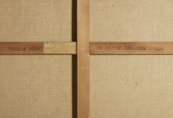 MAURICE HENRY (1907 - 1984) : LES VICTIMES DESIGNEES  - Asta Asta 504 | ARTE MODERNA E CONTEMPORANEA Online - Associazione Nazionale - Case d'Asta italiane