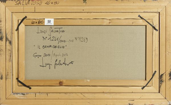 SALVATORI LUIGI (n. 1951) : IL CAMPIDOGLIO  - Asta Asta 504 | ARTE MODERNA E CONTEMPORANEA Online - Associazione Nazionale - Case d'Asta italiane