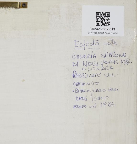 CECCOBELLI BRUNO (n. 1952) : SENZA TITOLO  - Asta Asta 504 | ARTE MODERNA E CONTEMPORANEA Online - Associazione Nazionale - Case d'Asta italiane