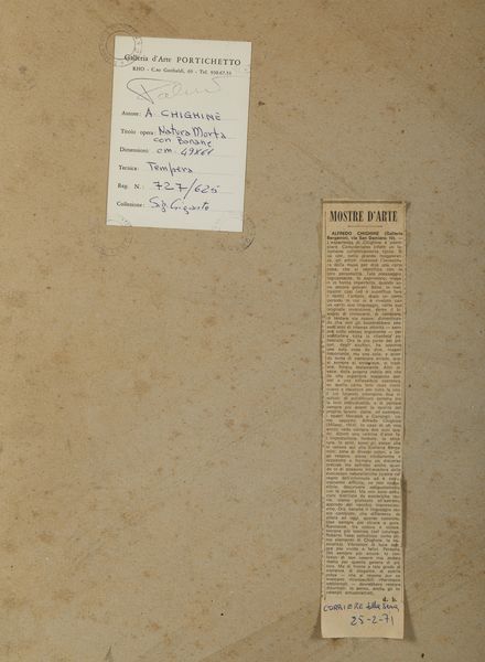 CHIGHINE ALFREDO (1914 - 1974) : SENZA TITOLO  - Asta Asta 504 | ARTE MODERNA E CONTEMPORANEA Online - Associazione Nazionale - Case d'Asta italiane