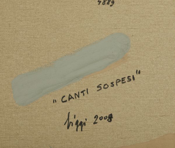 BIGGI GASTONE (1925 - 2014) : CANTI SOSPESI  - Asta Asta 504 | ARTE MODERNA E CONTEMPORANEA Online - Associazione Nazionale - Case d'Asta italiane