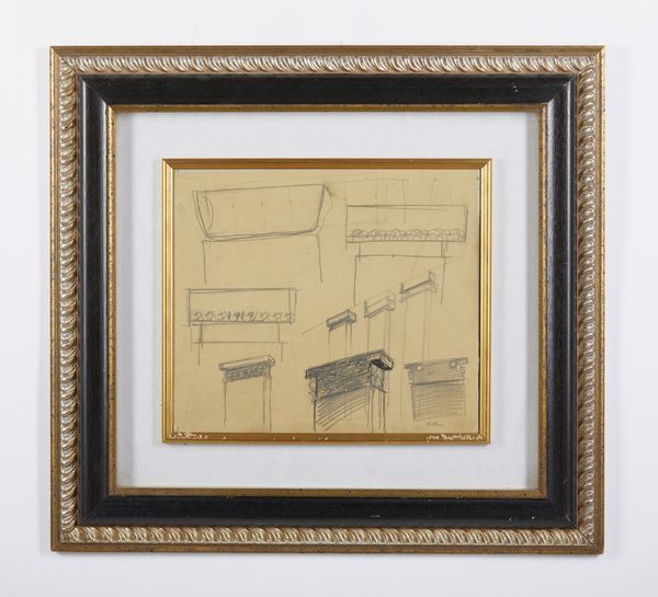 SIRONI MARIO (1885 - 1961) : ARCHITETTURE (1939)  - Asta Asta 504 | ARTE MODERNA E CONTEMPORANEA Online - Associazione Nazionale - Case d'Asta italiane