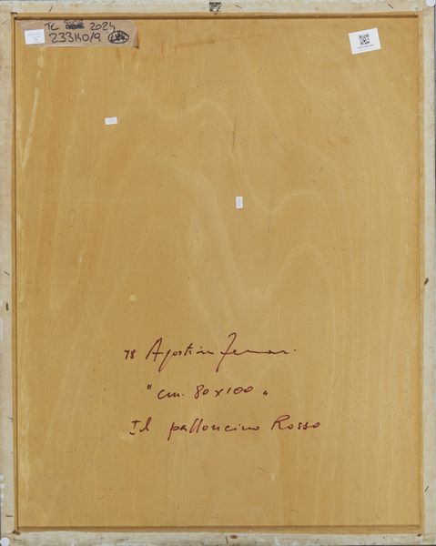 FERRARI AGOSTINO (n. 1938) : IL PALLONCINO ROSSO  - Asta Asta 504 | ARTE MODERNA E CONTEMPORANEA Online - Associazione Nazionale - Case d'Asta italiane
