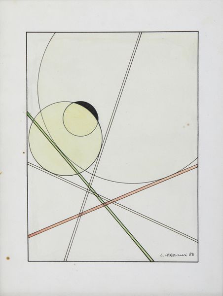 VERONESI LUIGI (1908 - 1998) : COSTRUZIONI SULLE TANGENTI  - Asta Asta 504 | ARTE MODERNA E CONTEMPORANEA Online - Associazione Nazionale - Case d'Asta italiane