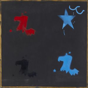 ANGELI FRANCO (1935 - 1988) - FRAMMENTO CON STELLA, 1973