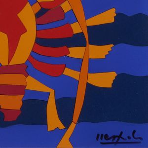 NESPOLO UGO (n. 1941) : LA LUNE  - Asta Asta 504 | ARTE MODERNA E CONTEMPORANEA Online - Associazione Nazionale - Case d'Asta italiane