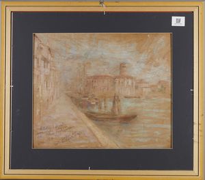 SEMEGHINI PIO (1878 - 1964) : NATURA MORTA (VENEZIA AL VERSO)  - Asta Asta 504 | ARTE MODERNA E CONTEMPORANEA Online - Associazione Nazionale - Case d'Asta italiane