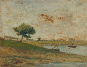 LUCE MAXIMILIEN (1858 - 1941) - LA COTE A KERMOUSTER