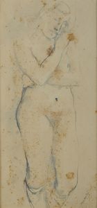 MANZU' GIACOMO (1908 - 1991) - NUDO DI DONNA
