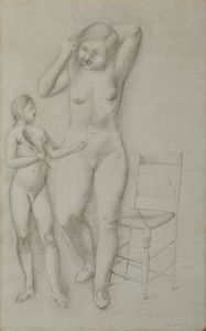 MANZU' GIACOMO (1908 - 1991) - SENZA TITOLO