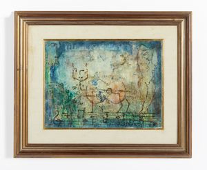 ROGNONI FRANCO (1913 - 1999) : PASTORALE  - Asta Asta 504 | ARTE MODERNA E CONTEMPORANEA Online - Associazione Nazionale - Case d'Asta italiane