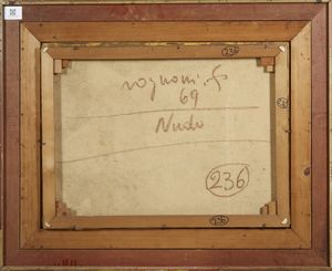 ROGNONI FRANCO (1913 - 1999) : NUDO  - Asta Asta 504 | ARTE MODERNA E CONTEMPORANEA Online - Associazione Nazionale - Case d'Asta italiane
