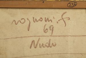 ROGNONI FRANCO (1913 - 1999) : NUDO  - Asta Asta 504 | ARTE MODERNA E CONTEMPORANEA Online - Associazione Nazionale - Case d'Asta italiane