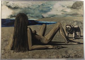 VACCHI SERGIO (n. 1925) : ACCETTAZIONE DEL PIANETA  - Asta Asta 504 | ARTE MODERNA E CONTEMPORANEA Online - Associazione Nazionale - Case d'Asta italiane