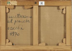 VACCHI SERGIO (n. 1925) : ACCETTAZIONE DEL PIANETA  - Asta Asta 504 | ARTE MODERNA E CONTEMPORANEA Online - Associazione Nazionale - Case d'Asta italiane