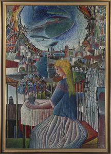CAILLAUD ARISTIDE (1902 - 1990) : LE BALCON DE MENTON  - Asta Asta 504 | ARTE MODERNA E CONTEMPORANEA Online - Associazione Nazionale - Case d'Asta italiane